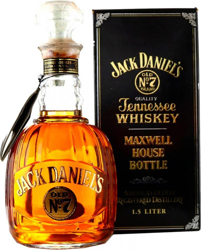 Whisky Jack Daniel's Maxwell House Botlle 1,5lts - Raro