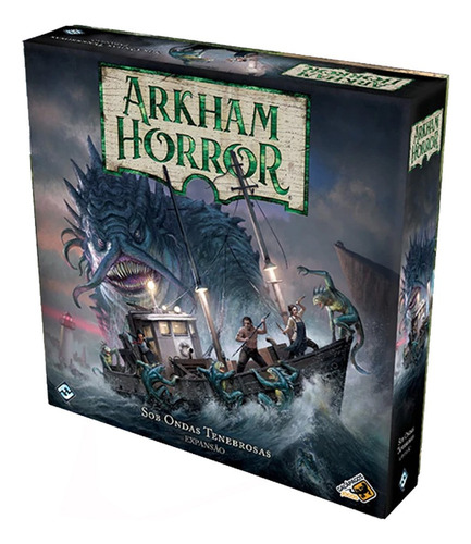 Arkham Horror 3ª Ed. + 2 Expansões Jogo De Tabuleiro