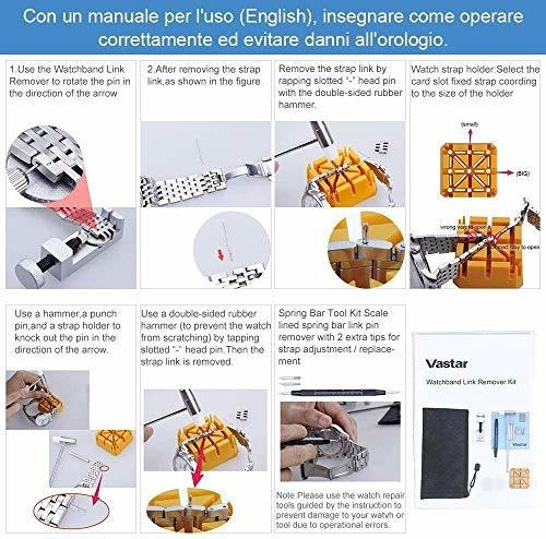 Vastar Kit De Reparación De Relojes - Herramienta De Extracc