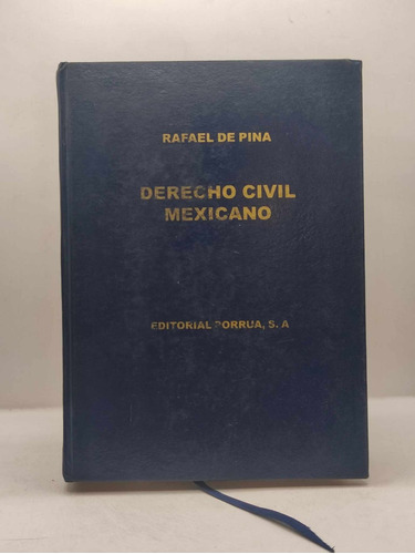 Derecho Civil Mexicanorafael De Pina