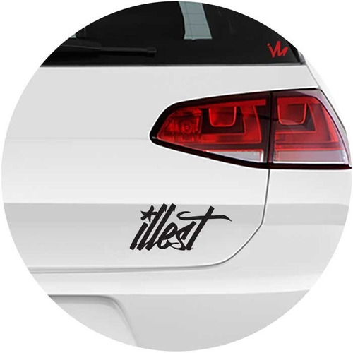 Adesivo Illest Euro Rebaixado Turbo Jdm Flush Sticker Bomb