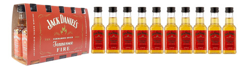 Jack Daniels Miniatura Fire 50ml 10 Unidades