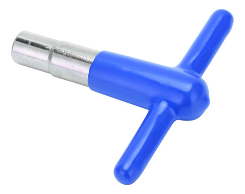 Llave De Tambor Azul En Forma De T Para Afinar Música Con Ma