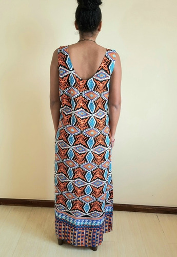 Imagem 5 de 5 de Vestido Feminino Tecido Longo Hilde