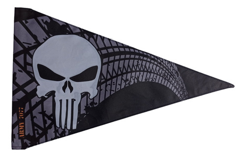 Banderin Calavera, Punisher Para Campero,camioneta, Moto,atv