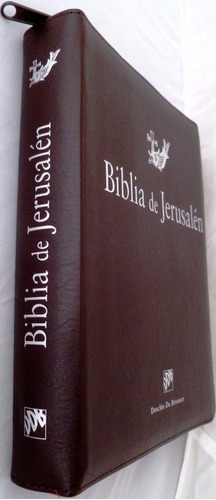 Biblia De Jerusalen Con Cremallera Con Funda Normal Agape