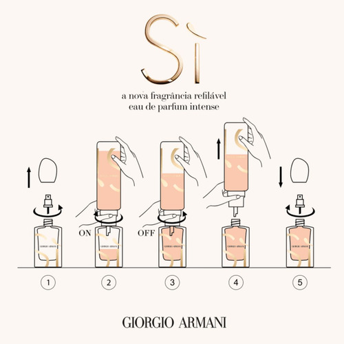 Giorgio Armani Si Edp Intense - Feminino Recarregável 100ml