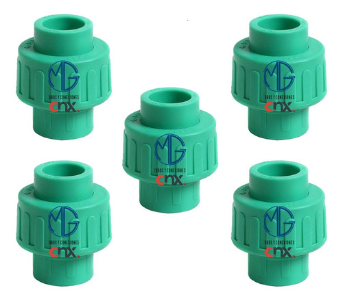 Conexion Tuerca Union Ppr Cnx 50mm (1-1/2) Paquete 5pz