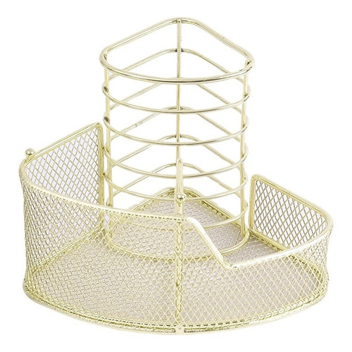 Imagen 5 de 5 de Organizador De Metal Para Oficina Escritorio Porta Lapices
