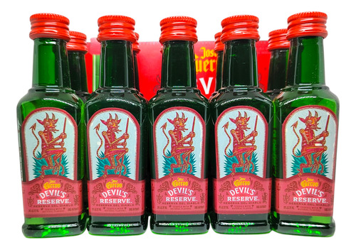 José Cuervo Devil's Reserve Miniatura De 50ml. Paquete De 10