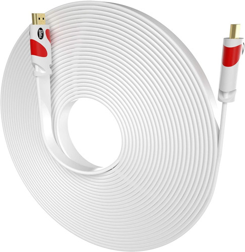 Cable Hdmi Plano Postta 50 Pies Cable Plano Hdmi 2.0 Sopo...