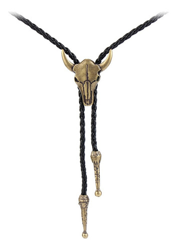 Collar De Cabeza De Toro Bronce