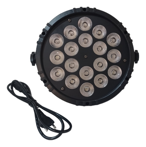 12 Refletor Par 64 18 Leds 12w Rgbw Quadriled Dmx Dj
