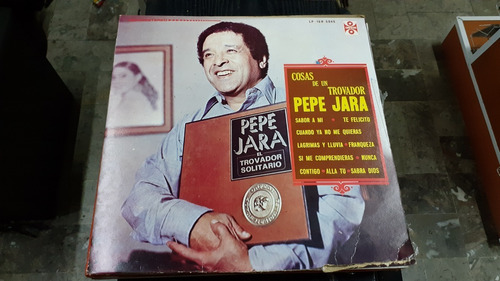 Lp Pepe Jara Cosas De Un Trovador En Acetato,long Play