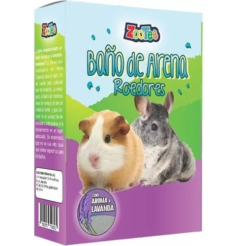 Baño De Arena Para Roedores Jerbo Chinchilla Hamster Zootec 