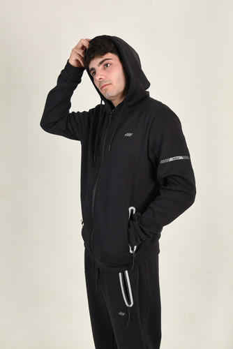 Campera Hombre Deportiva Dufour Campera Acetato Reflex