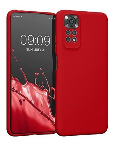 Funda Delgada Para Xiaomi Redmi Note 11/11s Sweet Cherry Red