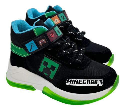 Tenis Para Niños De Minecraft - Creeper (18-21)