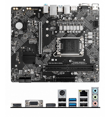 Motherboard Msi Pro H610m-g Ddr4, Chipset Intel H610 Lga1700