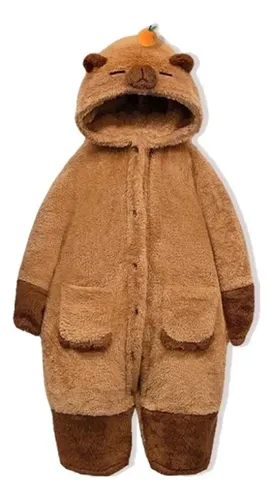 Pijama De Capibara, Pijama, Ropa De Dormir Cálida