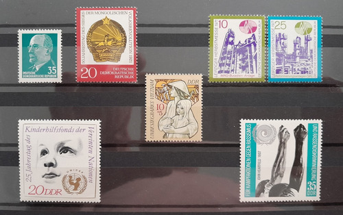 Estampillas Alemania Ddr, 6 Series Completas Nuevas Mnh 1971