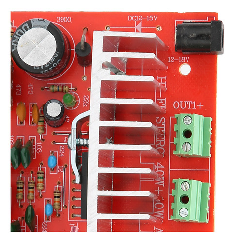 Placa Amplificadora Módulo De Amplificação De Potência Dc 12