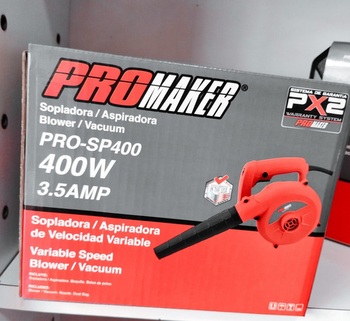Sopladora / Aspiradora 400w Promaker