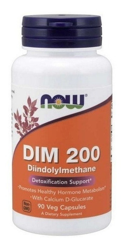 Now Foods | Dim 200 | Diindolylmethane | 90 Veg Capsules