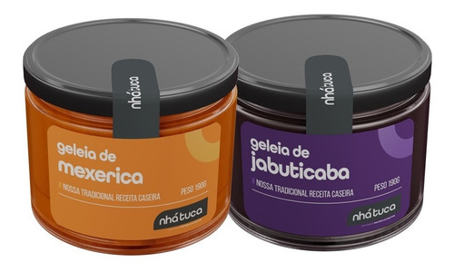 Imagem 1 de 4 de Kit 2 Geleias Nhá Tuca - Sabores - Tradicional 190 G