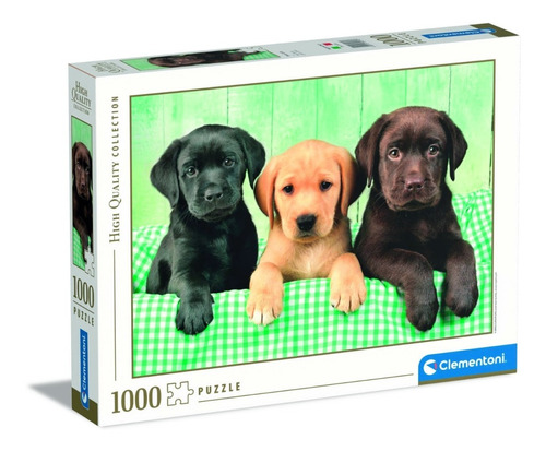 Rompecabezas Clementoni 1000 Los Tres Labradores Three Labs 