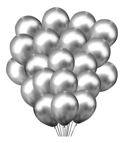 Pack 20 Globos Crome 12 Pulgadas