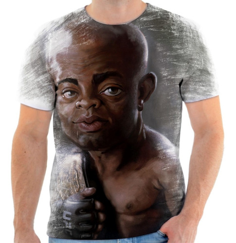 D1 Camiseta Camisa Personalizada Anderson Silva Sp...