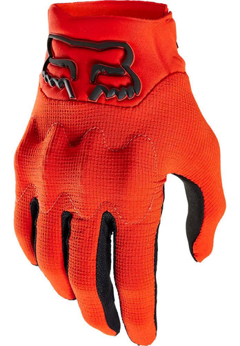 Guantes Moto Mujer Bomber Lt-ce Naranjo Fox