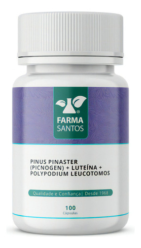 Reduz Manchas Da Pele Pinus Pinaster+luteína+polypodium