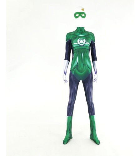 Disfraz Cosplay Linterna Verde Mujer Halloween Mujer