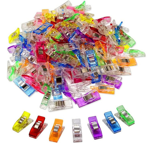 200pcs Clips De Costura Multicolor Para Costura Quilting