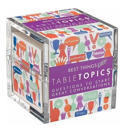 Tabletopics Best Things Ever: Preguntas Para Comenzar Excele