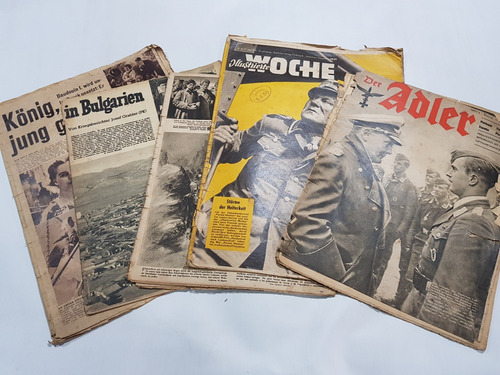 Antiguas Revistas 2da Guerra En Alemán 1938 / 40 Mag 59810