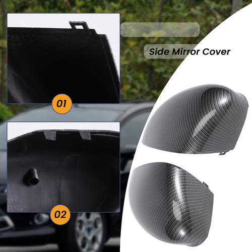 Tapa De Espejo Retrovisor Lateral De Fibra De Carbono Queenl