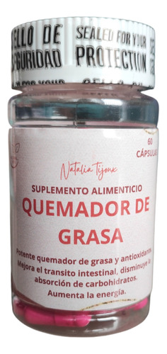 Quemador De Grasa Sin Efecto Rebote 60 Capsulas Naturales