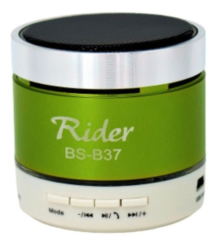 Mini Bocina Rider Con Radio Fm, Lector Micro Sd Y Usb, Notas