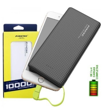 Carregador Portátil Pineng 10.000 Mah