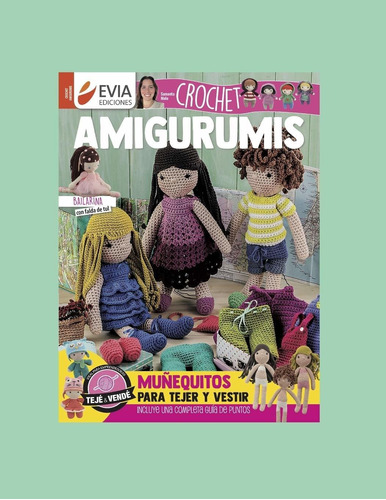 Libro Amigurumis Crochet: Muñequitos Para Tejer Y Ves Lhh