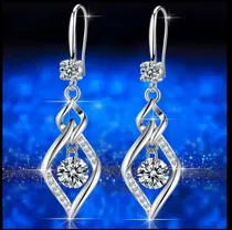Comprar Aros Colgantes  Mujer Plata 925 Aros Moda Mujer
