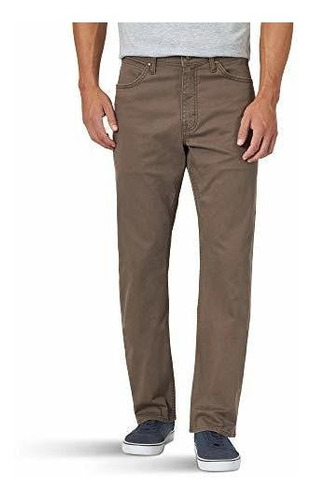 Pantalón De Sarga De Corte Recto Para Hombre Wrangler Authen