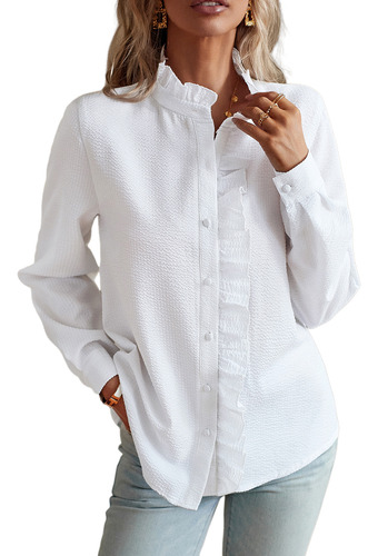 Camisa Elegante Para Mujer, Ropa De Trabajo De Negocios