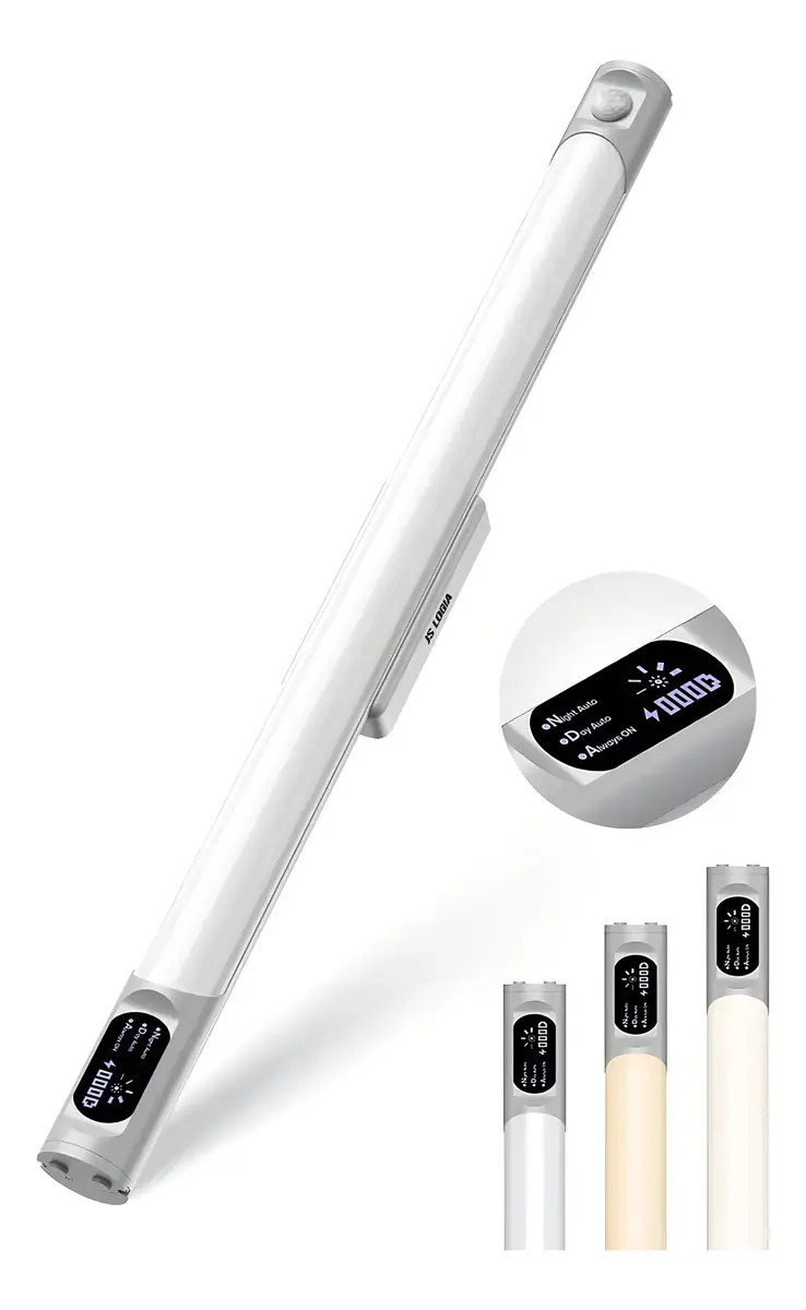 Luz Led Barra Sensor Movimiento Recargable 38cm Para Closet JS