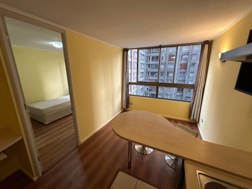 Cómodo Depto. 1d/1b, 30m2, San Isidro / Curicó, Santiago