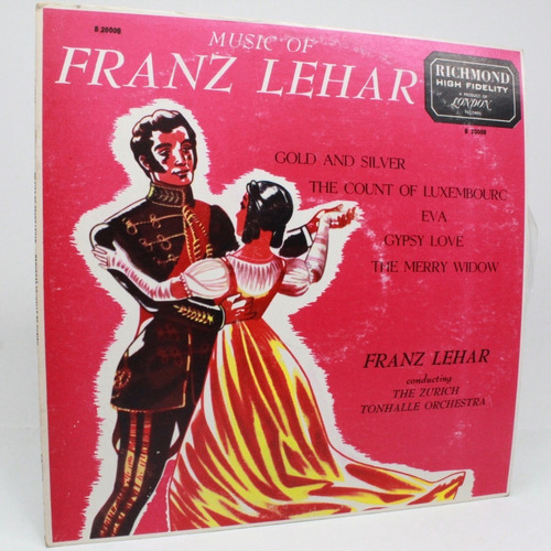 Lp Music Of Franz Lehar Richmond Ca3