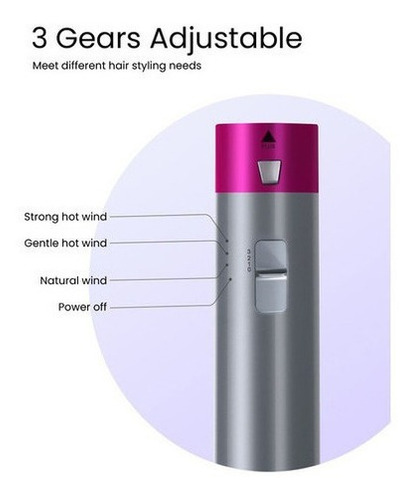5 É 1 Secador De Cabelo Automático Multifuncional